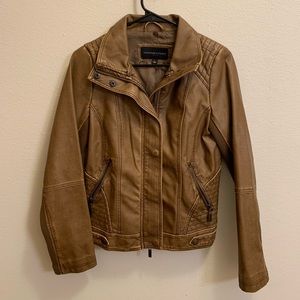 Signature Studios brown leather jacket. Worn only a handful of times.